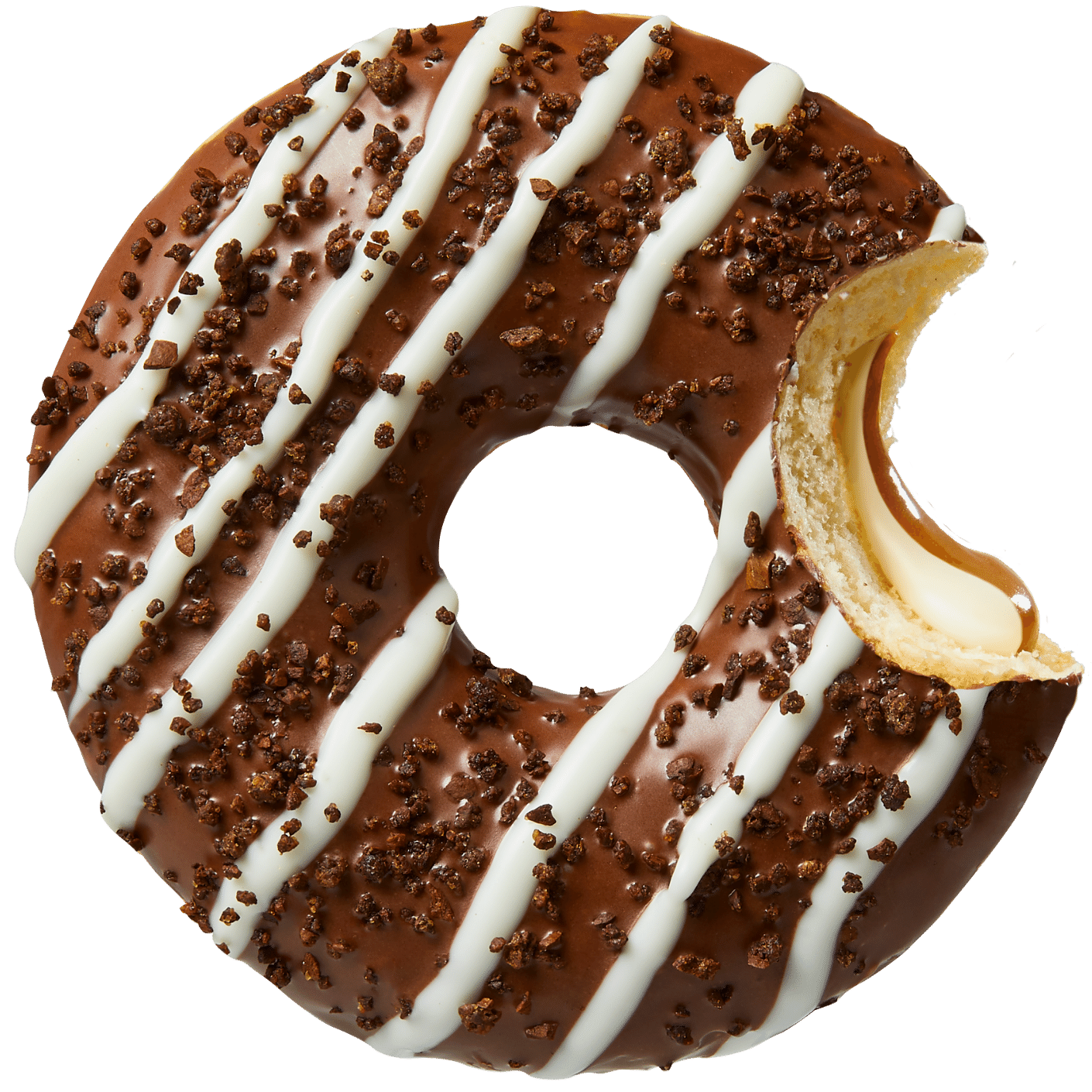 Donut cream, speculoos filling & coffee